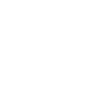 White maple leaf icon on black background.